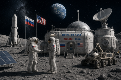 США могут позвать Россию строить базу на Луне Создано при помощи ИИ