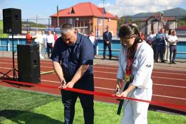Новый стадион открылся в Партизанском округе Дмитрий Игнатенко (Правительство Приморского края)