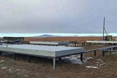 Новый Дом культуры возводят в селе Нутэпэльмен на Чукотке по модульной технологии телеграм-канал губернатора Чукотского автономного округа Владислава Кузнецова